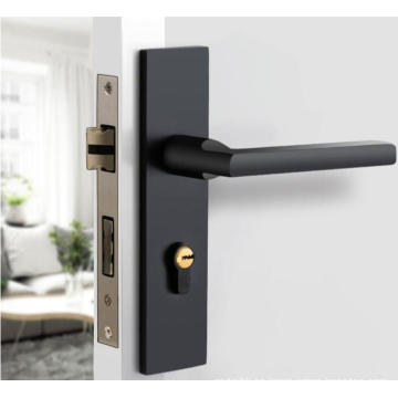 Localización de puerta de estilo americano al por mayor CLAQUETA DE PUERTA DE MADERA SIMPLE y elegante Lock Panel de muidad